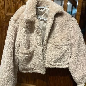 Abercrombie faux fur jacket